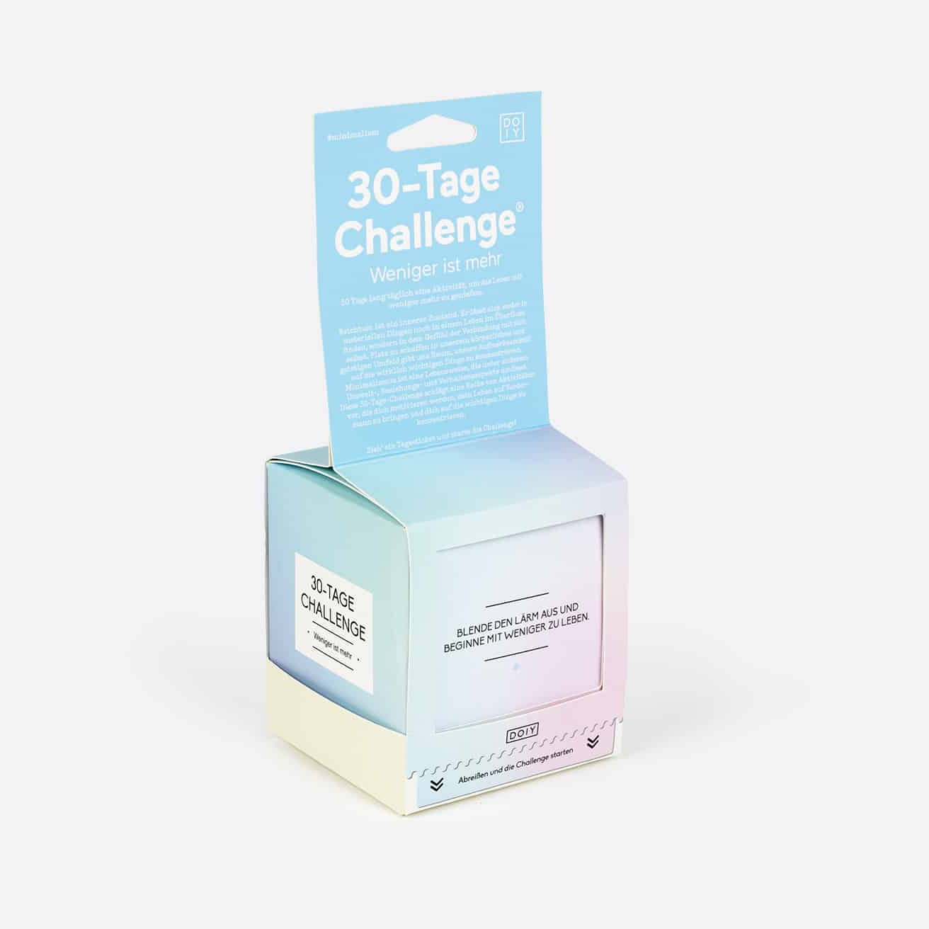 30 dages mindre er mere challenge