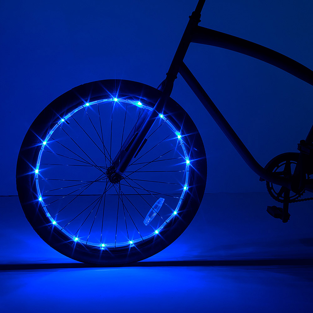 Farvede LED'er til cykler