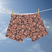 Boxershorts med ansigter