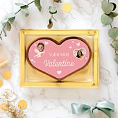 Personlig hjertechokolade til valentinsdag