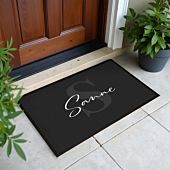 Personlig dørmåtte med monogram
