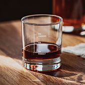 Whiskyglas med indgravering