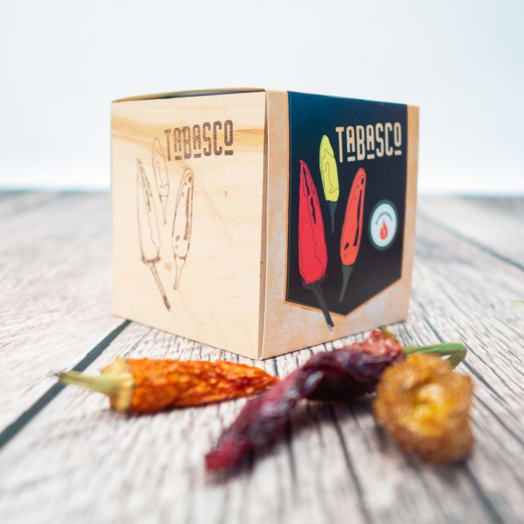 Ecocube - chili i trækube - Tabasco