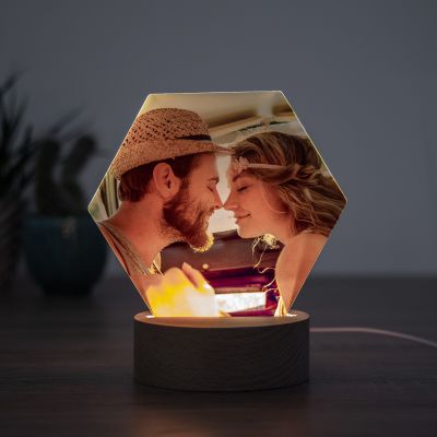 LED-lampe med foto LED-lampe med foto