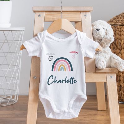 Personlig babystrømpe med navn