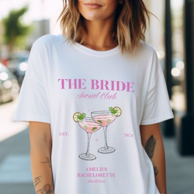 Personlig T-shirt med drikke og tekst