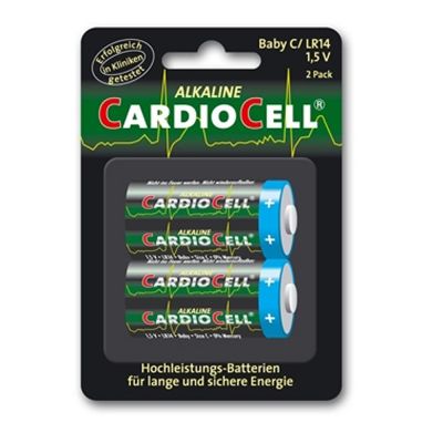 Cardiocell batteri baby C-LR14 (2 stk.)