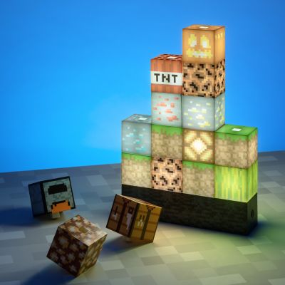 Minecraft-bloklampe med 16 elementer