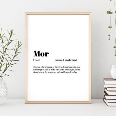 Personaliseret Plakat Ordbog 