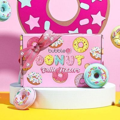 Donut-badebomber sæt med 6 stk