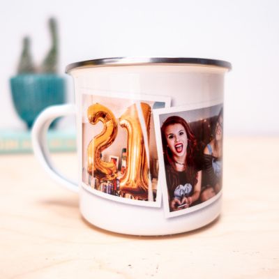 Personaliseret metalkrus med foto Personaliseret metalkrus med foto