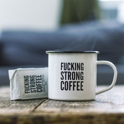 F*cking Strong Coffee - Sæt med krus