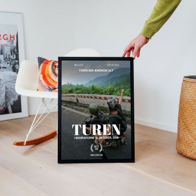 Personaliseret plakat som biografplakat Personaliseret plakat som biografplakat