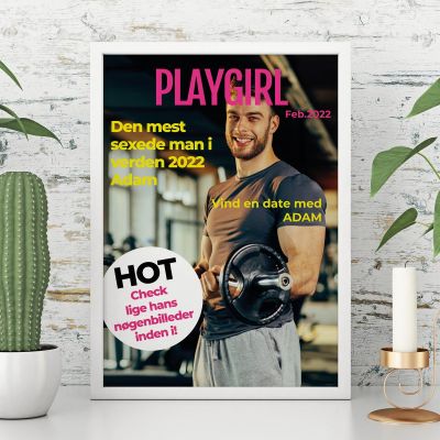Plakat designet som magasinforside Plakat designet som magasinforside