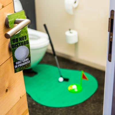 Det ultimative golfsæt til toilettet