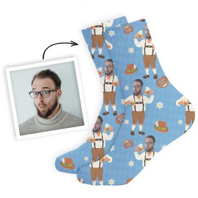 Personaliserede sokker til Oktoberfest