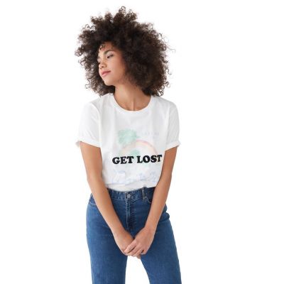 T-Shirt med Get Lost