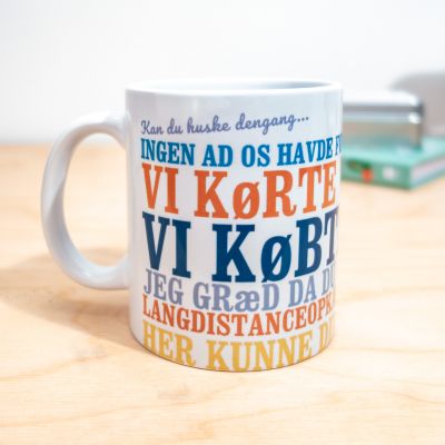 DE1 Kan du huske dengang... - Personaliseret krus