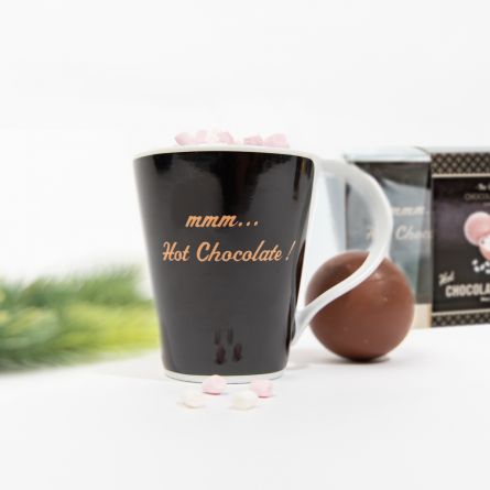 Chokoladebombe med krus - gavesæt