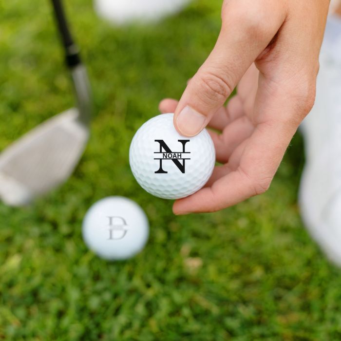 golfbolde med monogram | Radbag.dk