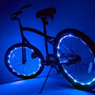 Farvede LED'er til cykler
