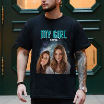 Personlig vintage bootleg T-shirt
