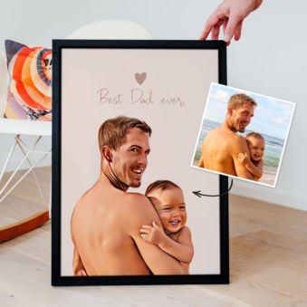 Digital illustration af fotoplakat
