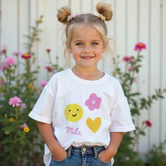 Personlig børne-T-shirt med dit design