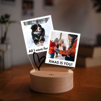 LED-lys i Polaroid-design