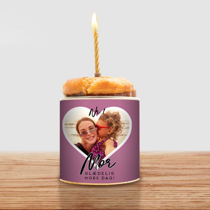 Kage på dåse med hjerte og tekst main product photo