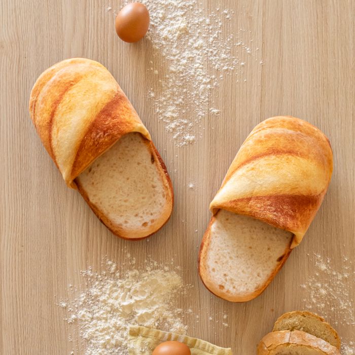 Hvidt brød tøfler main product photo