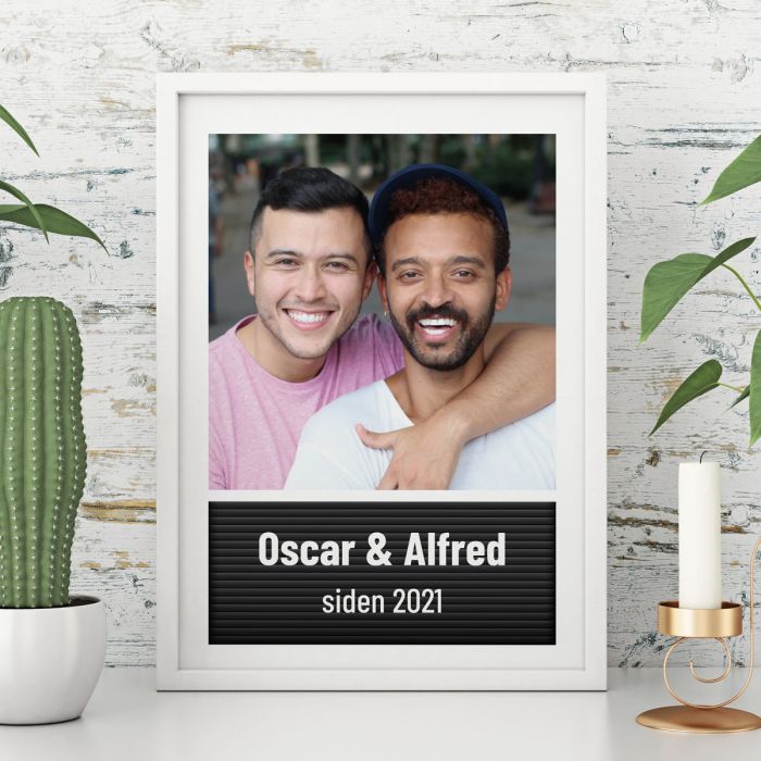 Bogstavtavle med billede og tekst main product photo