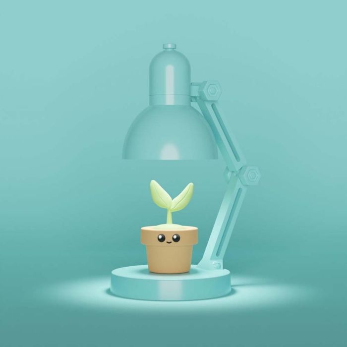Mini plantelampe