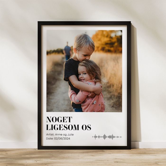 Personlig plakat med album omslag