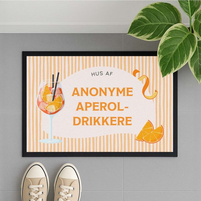Personlig Aperol-dørmåtte