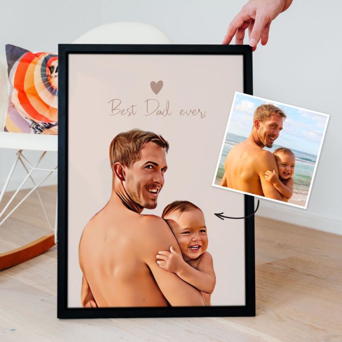 Digital illustration af fotoplakat