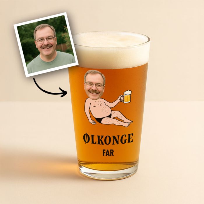 Personligt far-krop-ølkrus