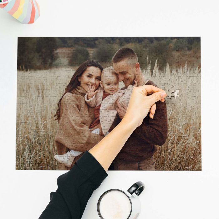 Personligt puslespil med foto
