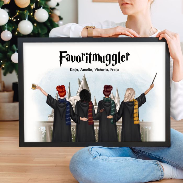 Personlige plakat-troldkvinder