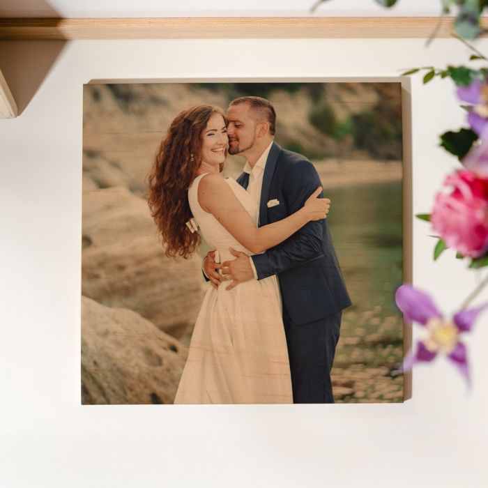 Customizable Fotobillede på træ