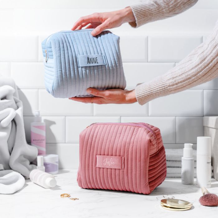 Personlig kosmetiktaske med navn