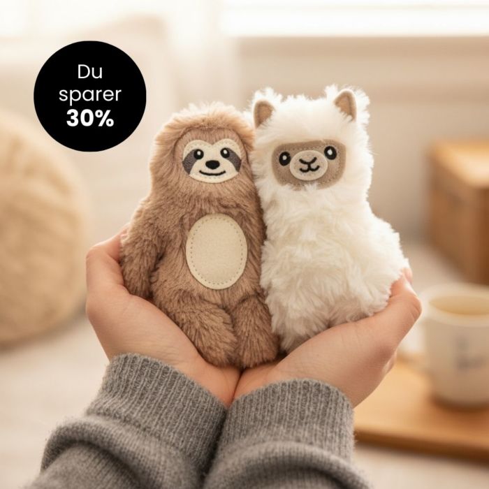 Gavesæt Opvarmeligt Mini Lama og Dovendyr