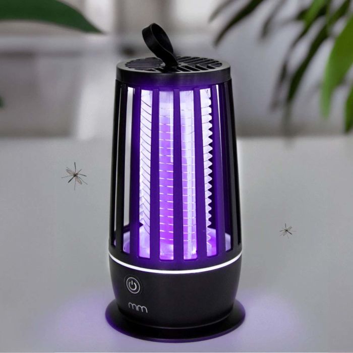 Myggeafvisende lampe
