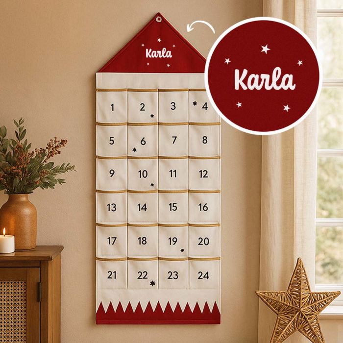 Personlig julekalender med navn