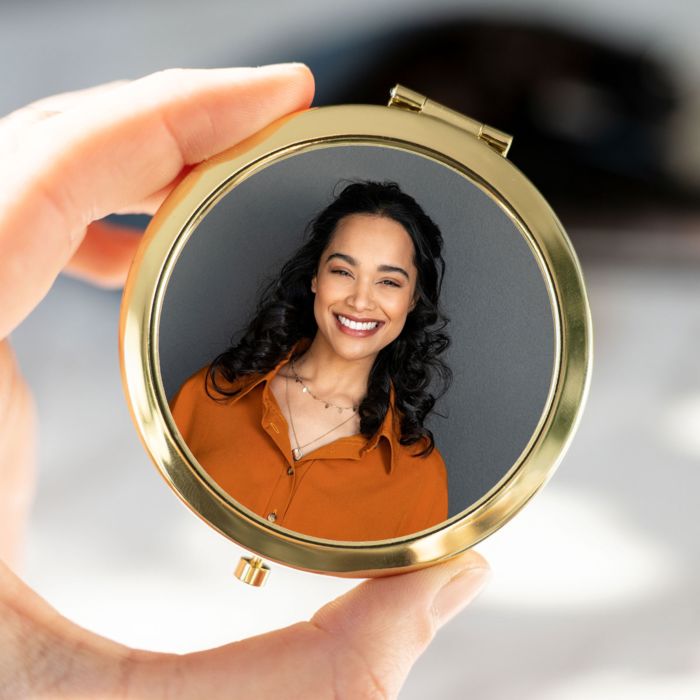 Personaliseret Lommespejl med foto