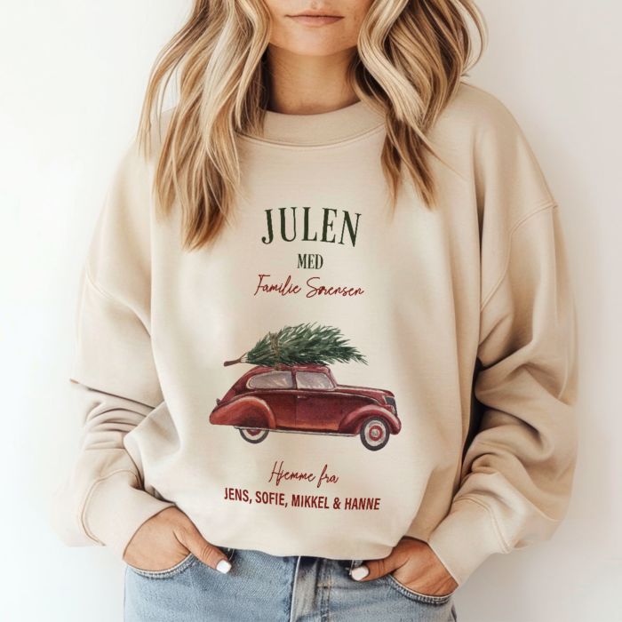 Personlig retro-juletrøje