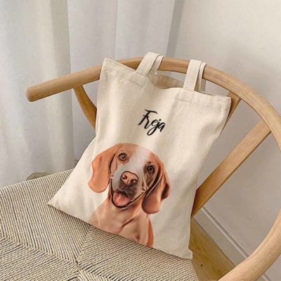 Personlig jutepose med dit kæledyr som comic