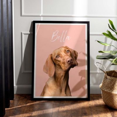 Personlig plakat med dit kæledyr