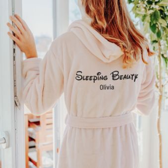 Personaliseret badekåbe Prinsessen