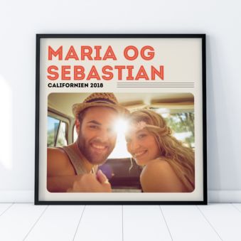 Plakat i vinyl stil
